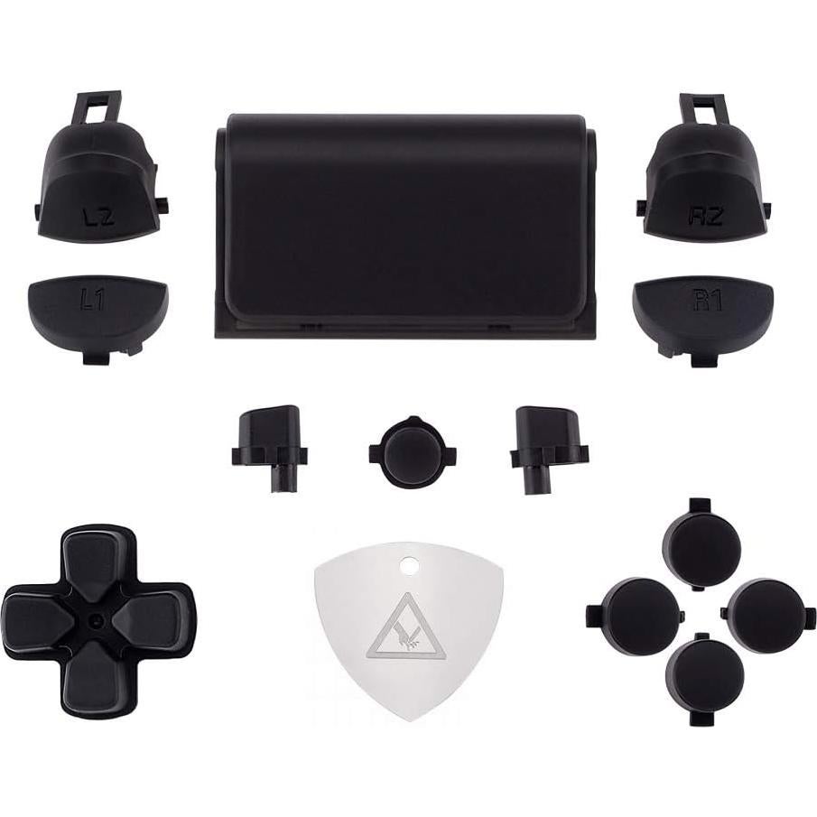 eXtremeRate Kit Completo de Botones para Controlador PS4 Negro