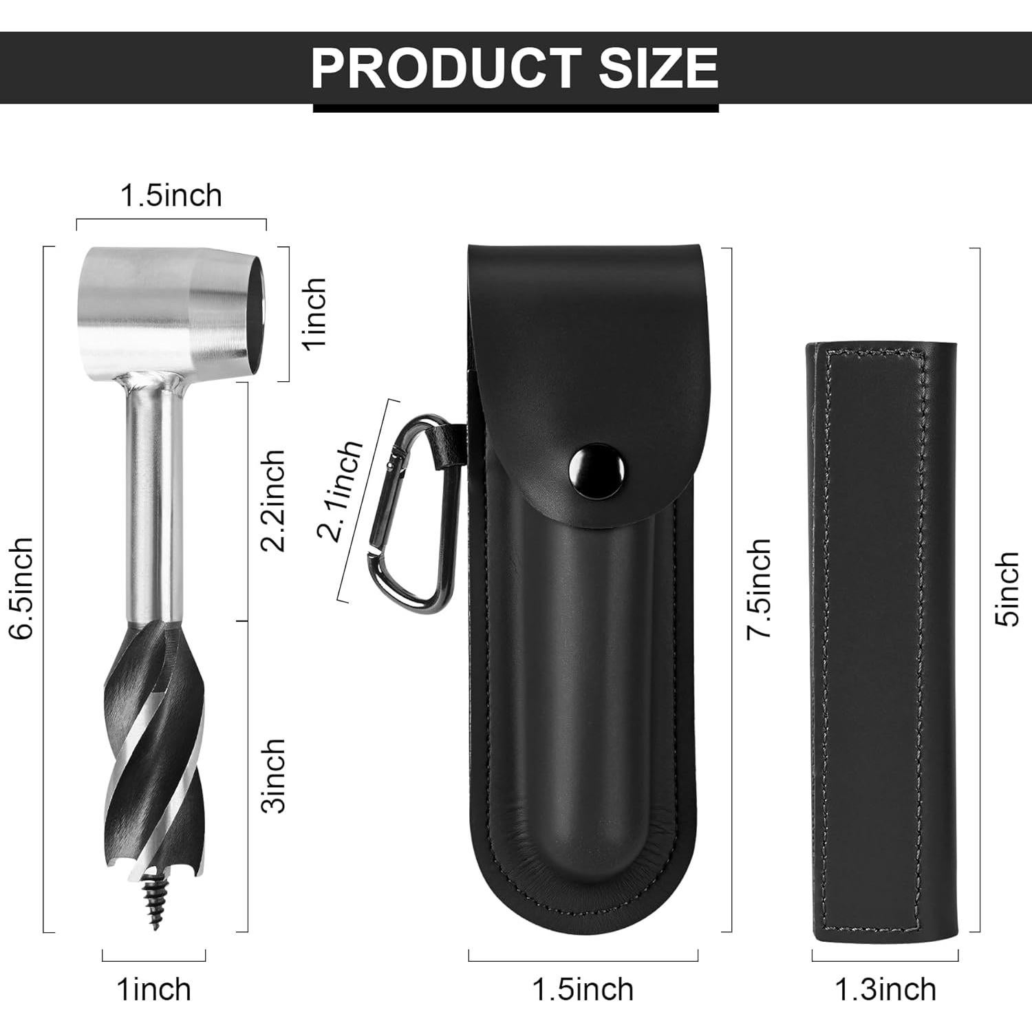 Llave de Agujero Manual Bushcraft Miuwauer - Multiherramienta 2 en 1