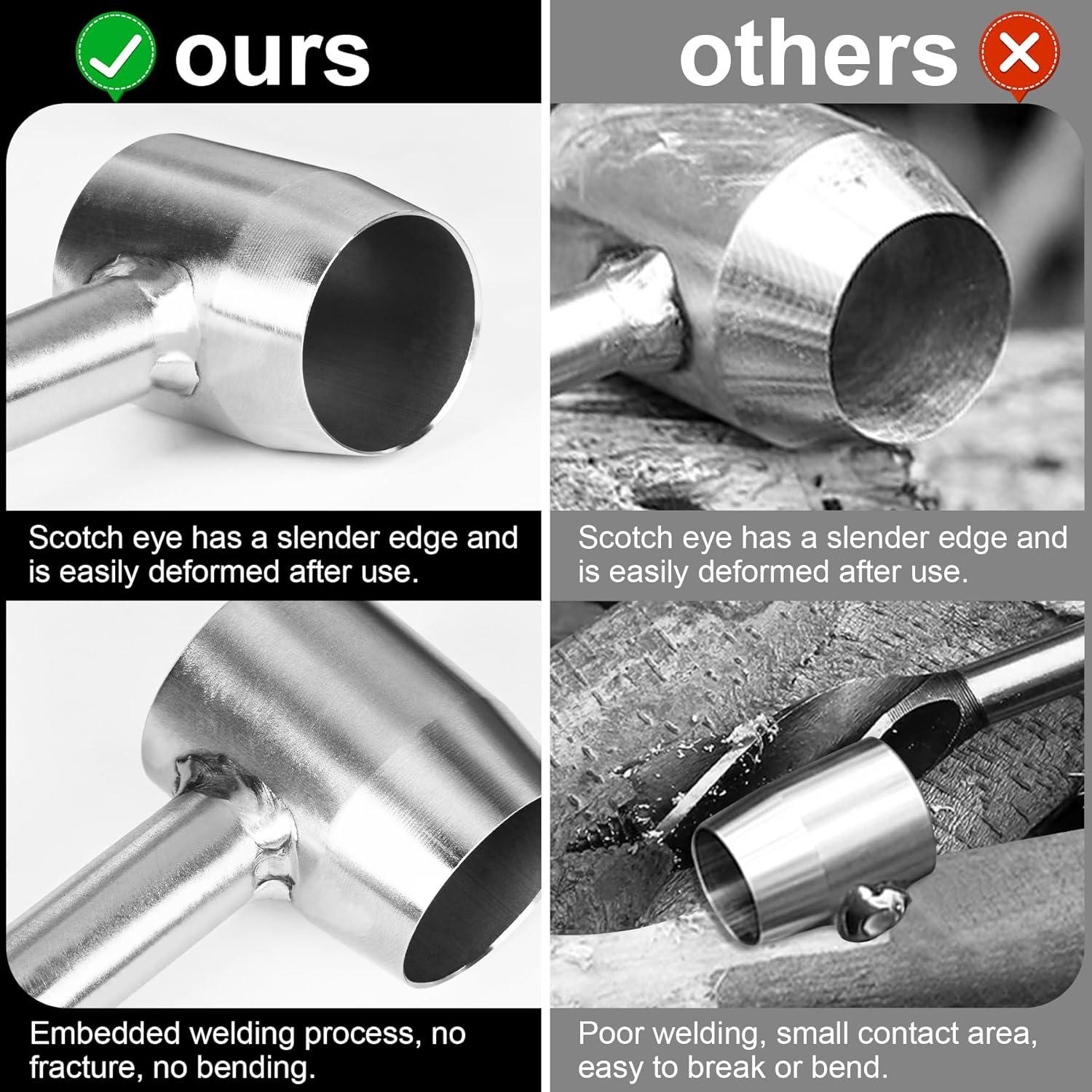 Llave de Agujero Manual Bushcraft Miuwauer - Multiherramienta 2 en 1