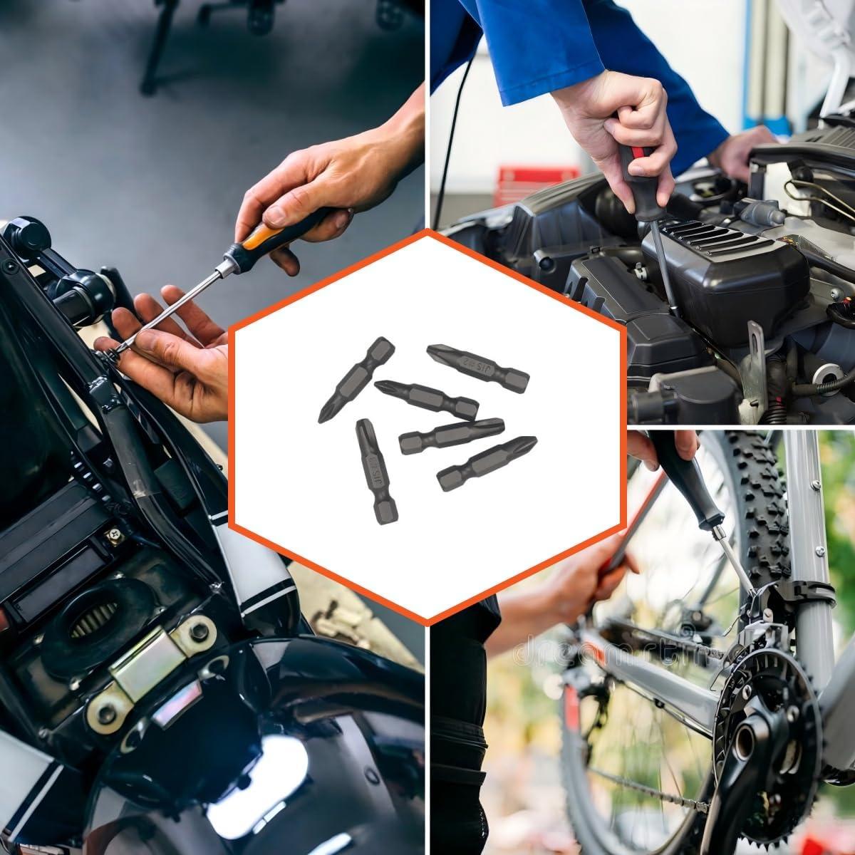 Juego de Puntas de Destornillador JIS 6 Pcs Yrsssa 35mm Acero S2