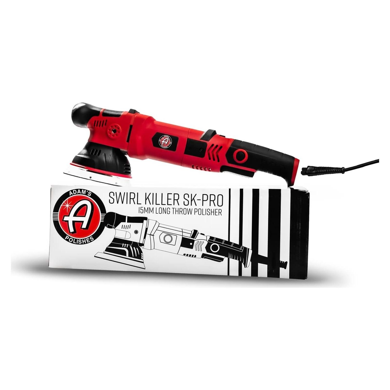 Pulidora de Coche Adam's SK Pro 15mm - 1000W, 5000 RPM