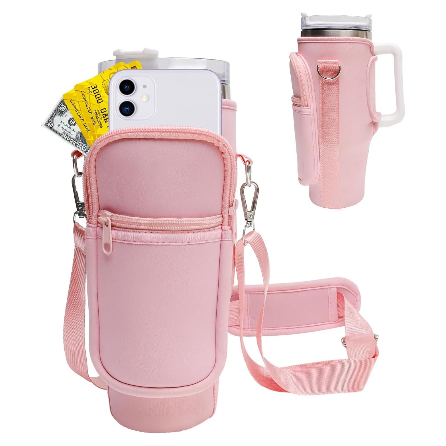 Bolsa Portavasos DCLMALL para Taza Stanley 40 oz Rosa