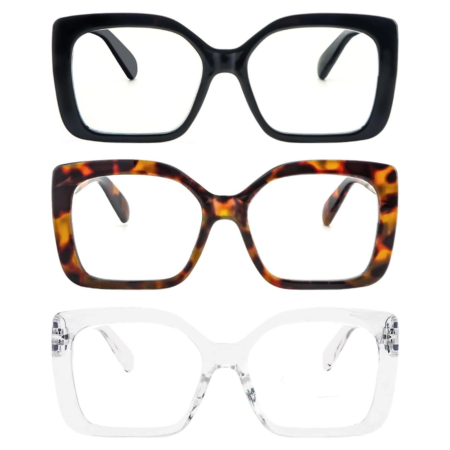 Gafas de Lectura REAVEE 3 Pack Mujeres Anti Luz Azul 2.0x