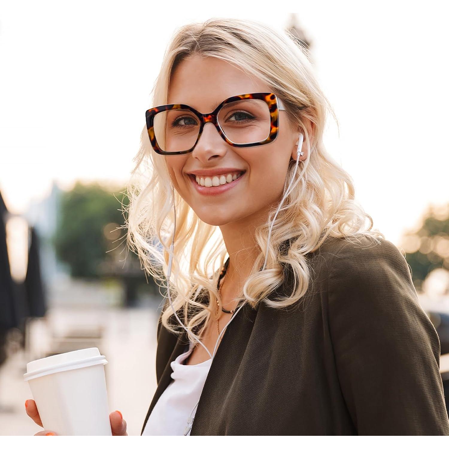 Gafas de Lectura REAVEE 3 Pack Mujeres Anti Luz Azul 2.0x