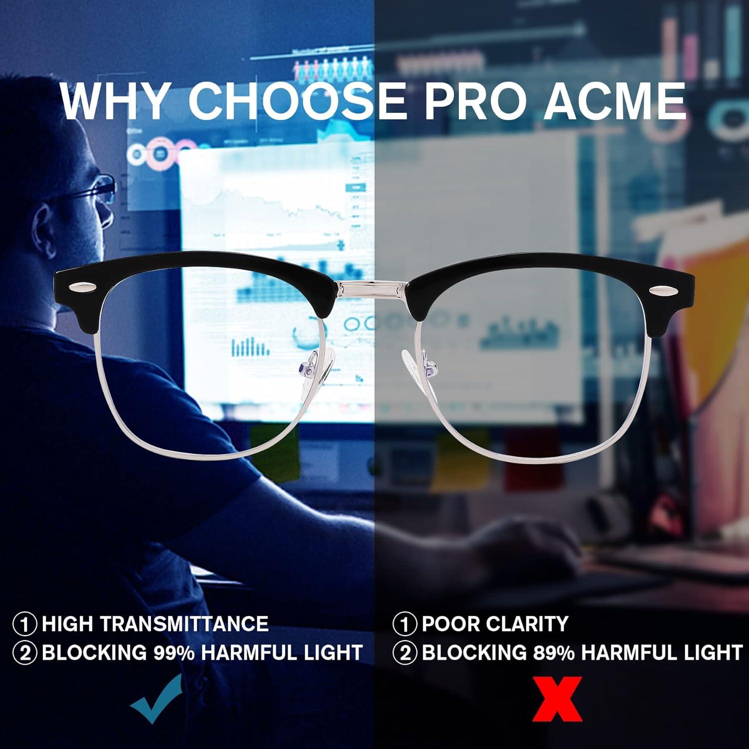 Gafas de Bloqueo de Luz Azul Pro Acme UV400 Unisex