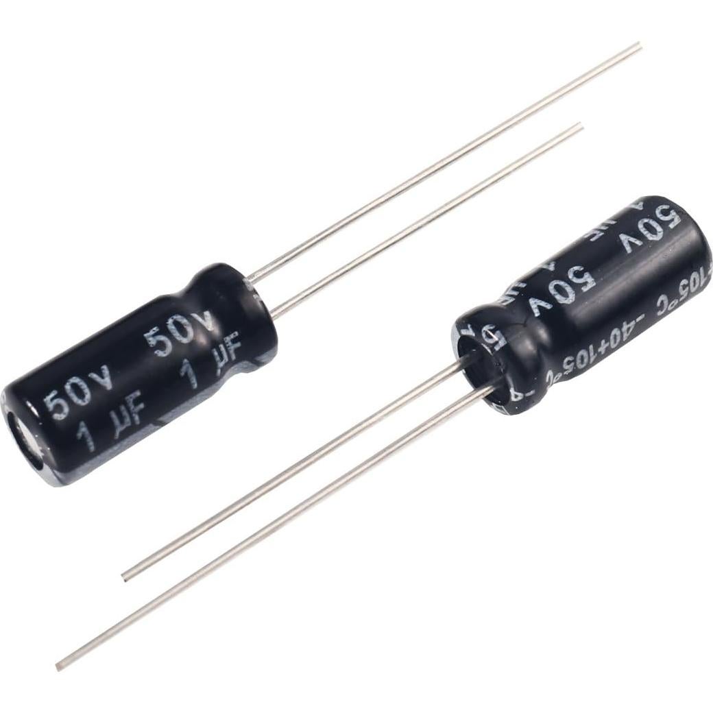 Capacitores Electrolíticos THROZZIK 1uF 50V 5x11mm 20pcs