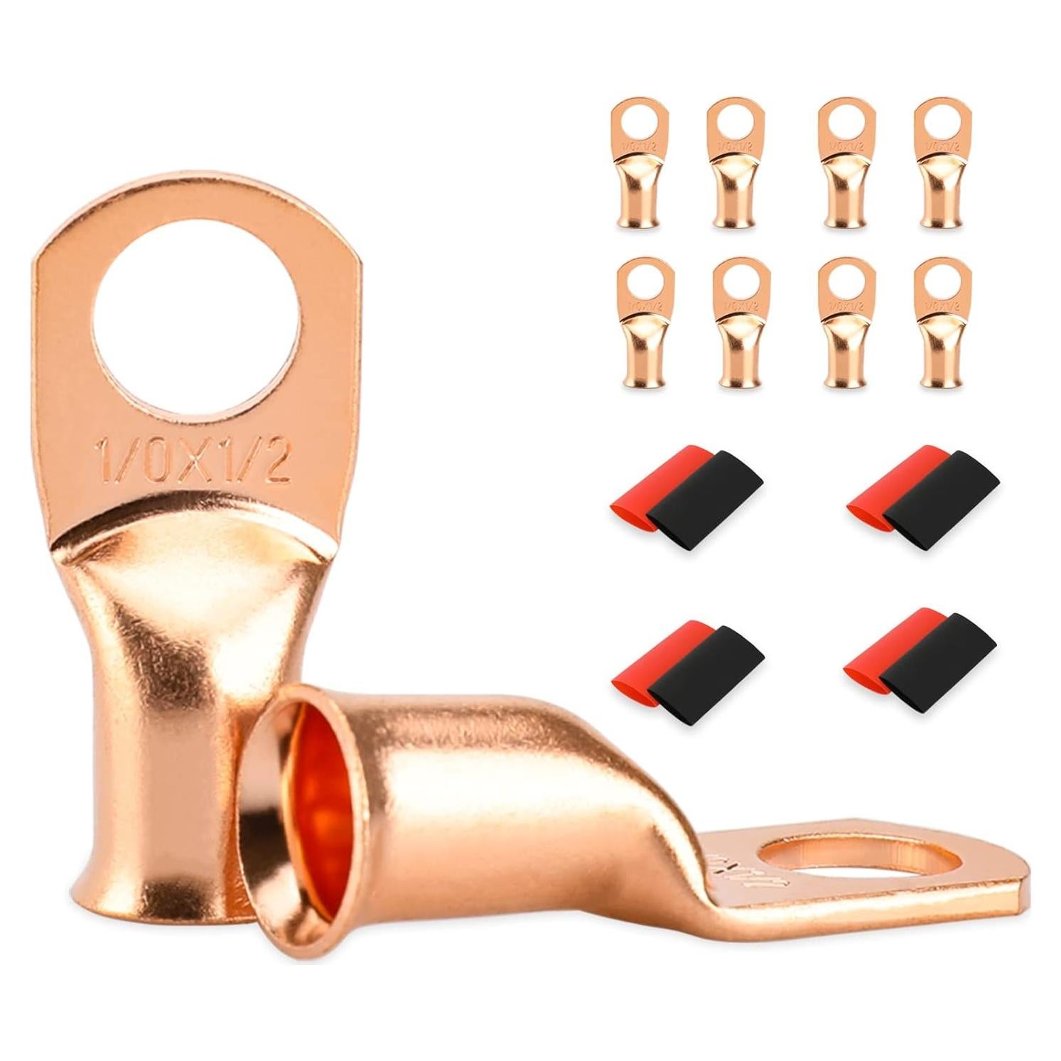 Conectores de terminal de batería SDZONGES 1/0 AWG 8 PCS