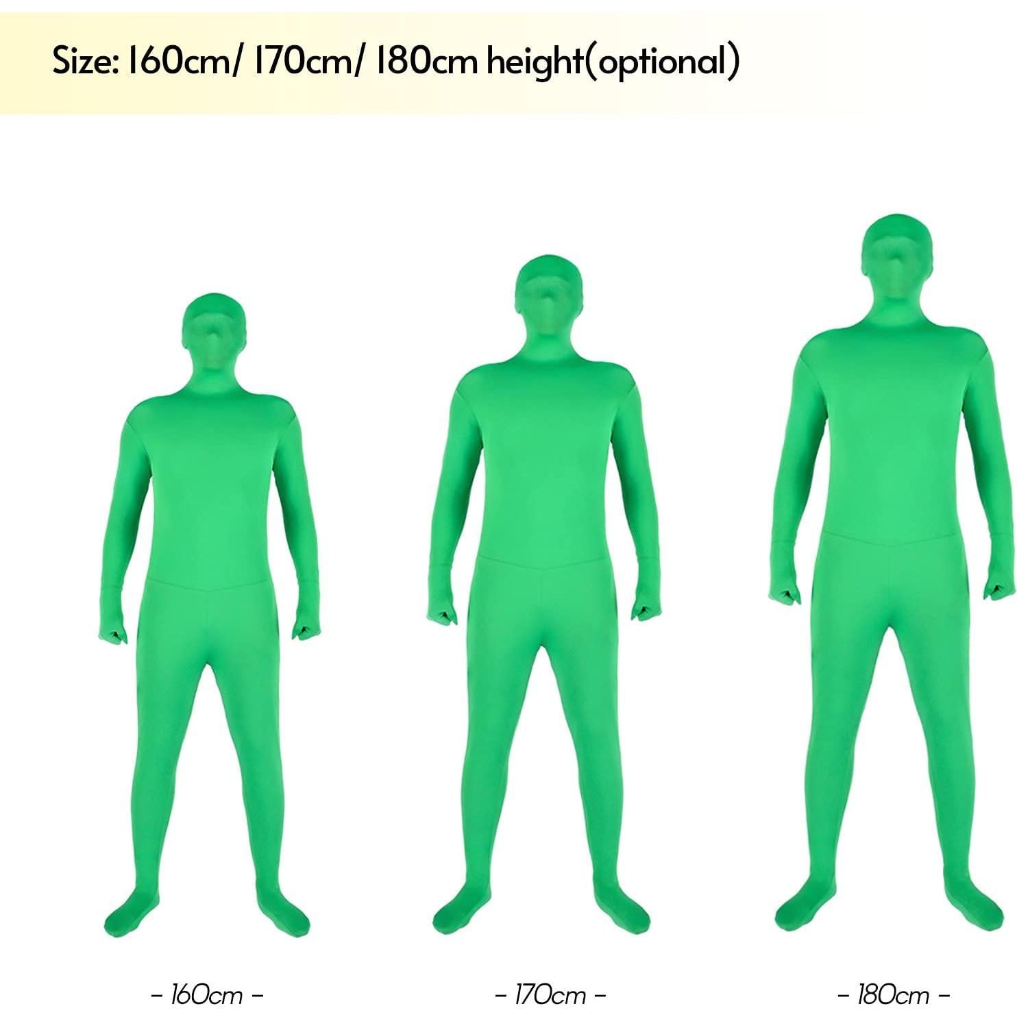 Traje Verde de Cuerpo Completo Andoer Unisex Adulto 160-180cm