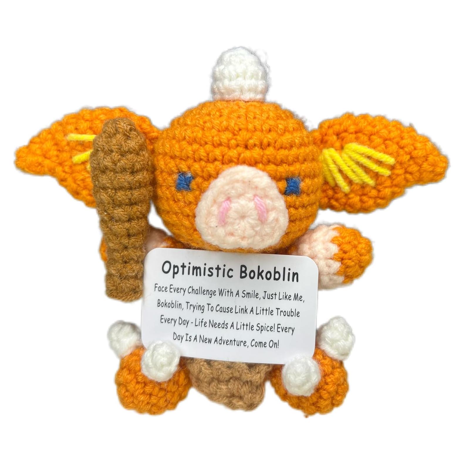 Figura de Crochet Bokoblin Hecha a Mano - Alivio de Estrés
