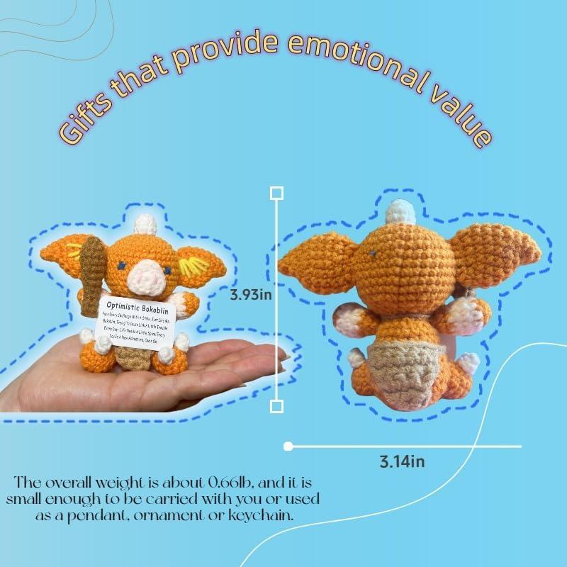 Figura de Crochet Bokoblin Hecha a Mano - Alivio de Estrés