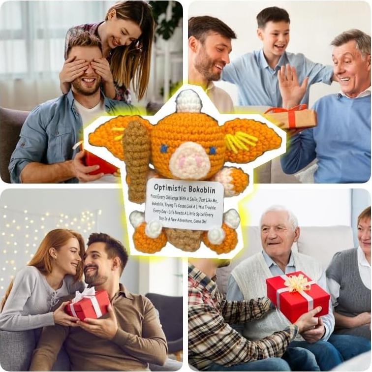Figura de Crochet Bokoblin Hecha a Mano - Alivio de Estrés