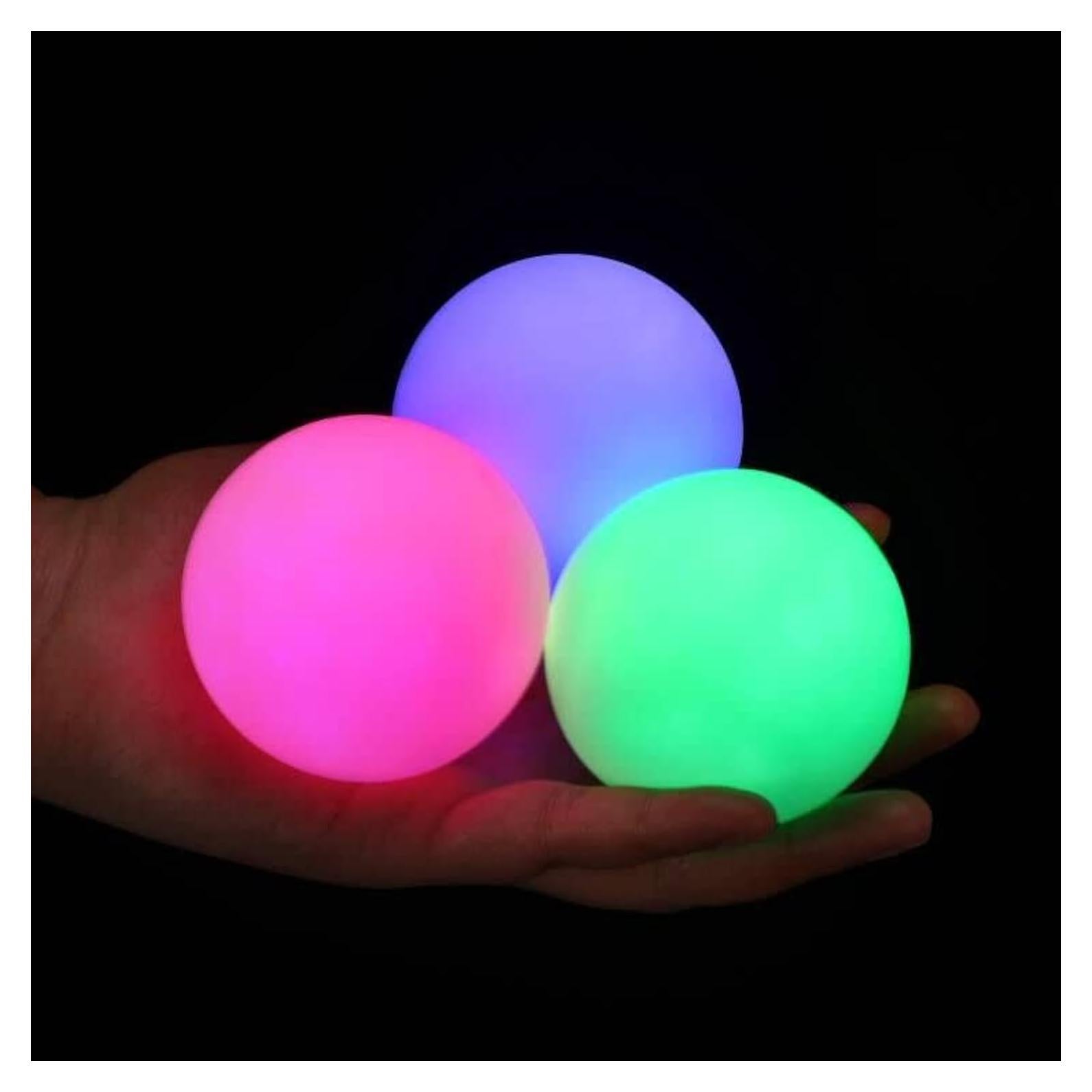 Set de 3 Pelotas de Malabarismo Iluminadas POITOI LED Recargables
