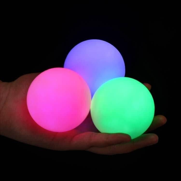 Set de 3 Pelotas de Malabarismo Iluminadas POITOI LED Recargables