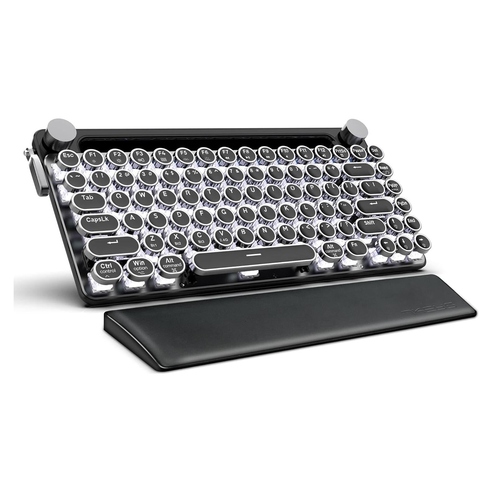 Teclado Inalámbrico 7KEYS TW1867 Pro Retro Bluetooth