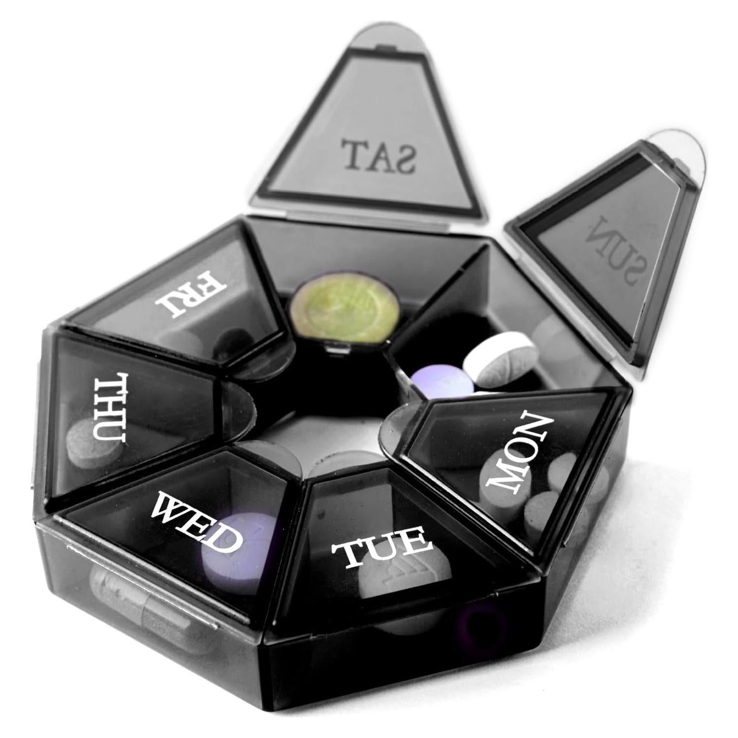 Organizador Semanal de Pastillas Deke Home Compacto 7 Días