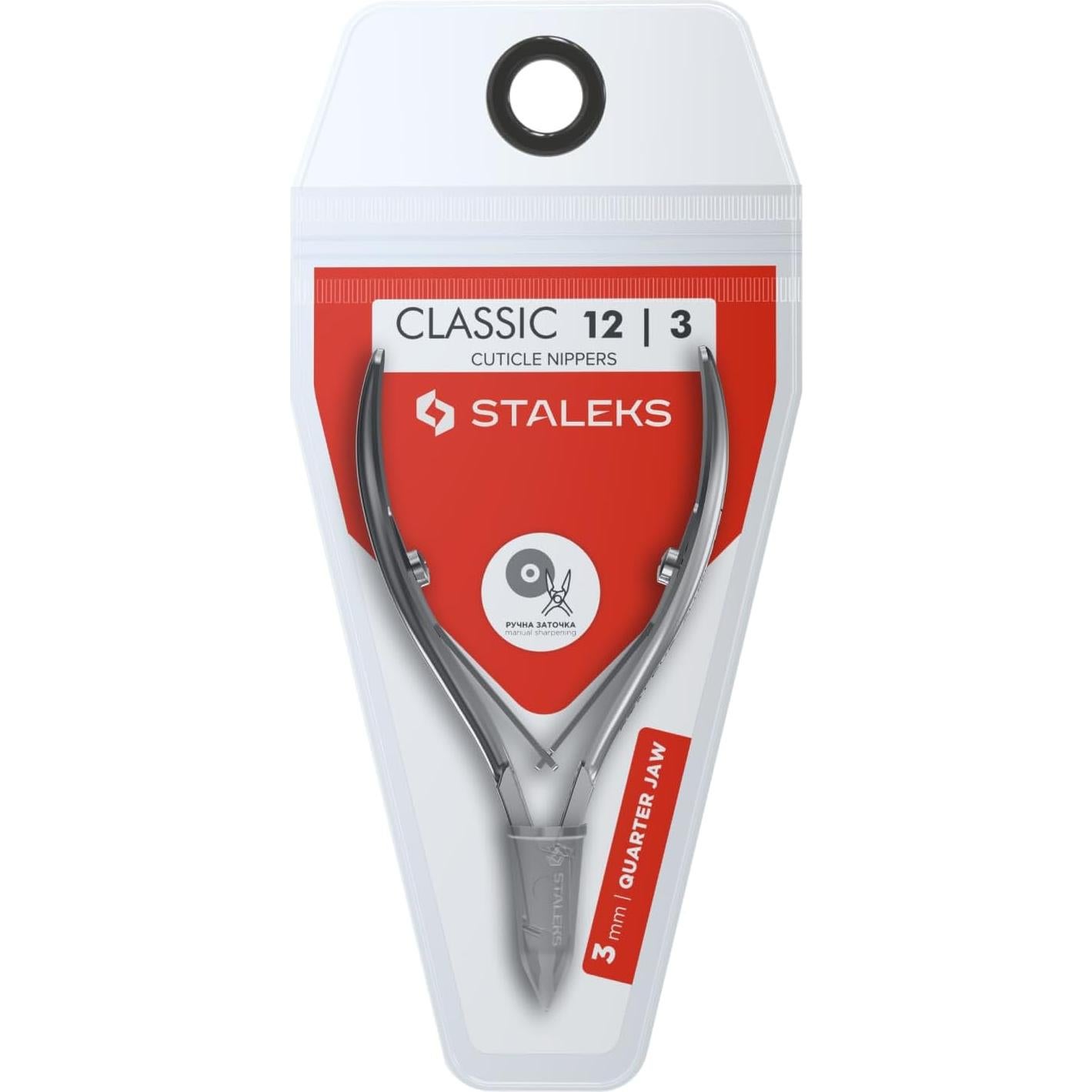 Cortador de Cutículas Staleks Classic 12 - Acero Inoxidable 3 mm