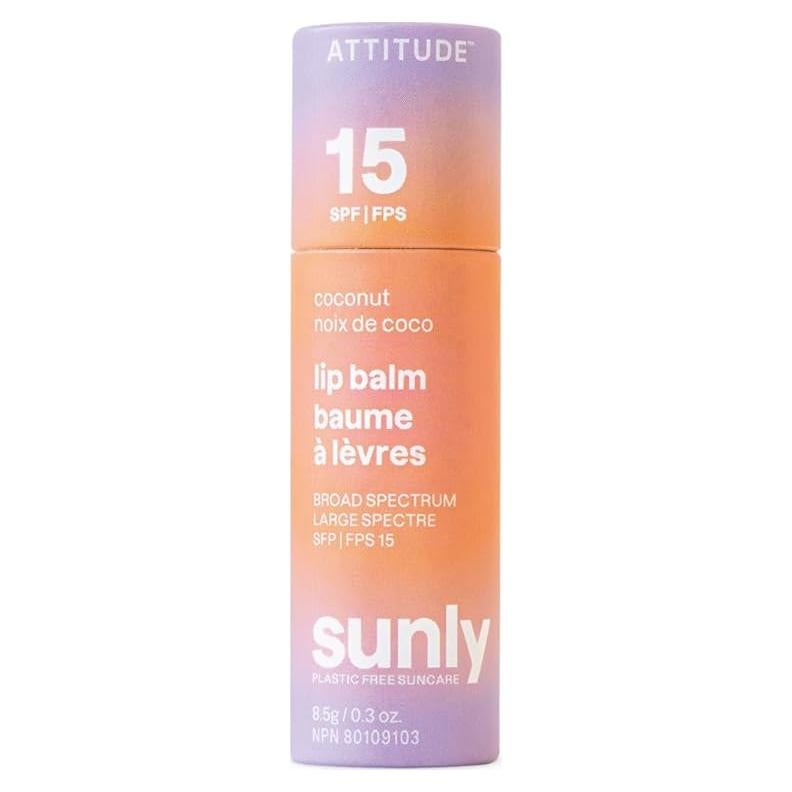Bálsamo Labial ATTITUDE Coco SPF 15 Vegano 8.5 g