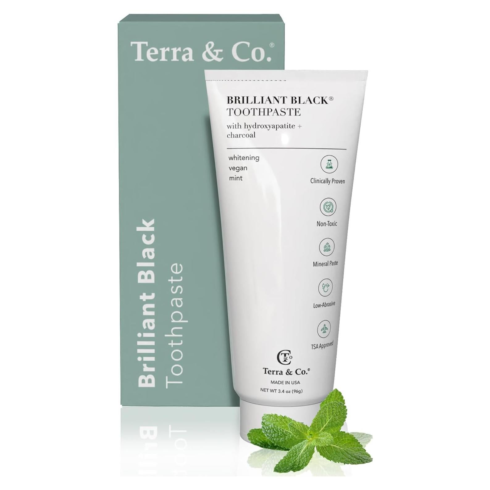 Pasta de Dientes Natural Terra & Co. Hidroxiapatita 96 g Menta