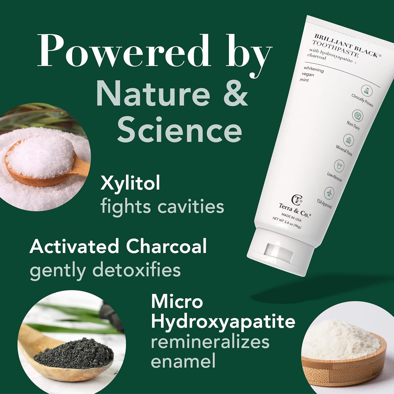 Pasta de Dientes Natural Terra & Co. Hidroxiapatita 96 g Menta