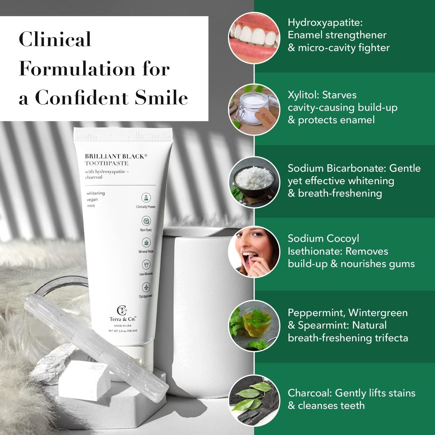 Pasta de Dientes Natural Terra & Co. Hidroxiapatita 96 g Menta