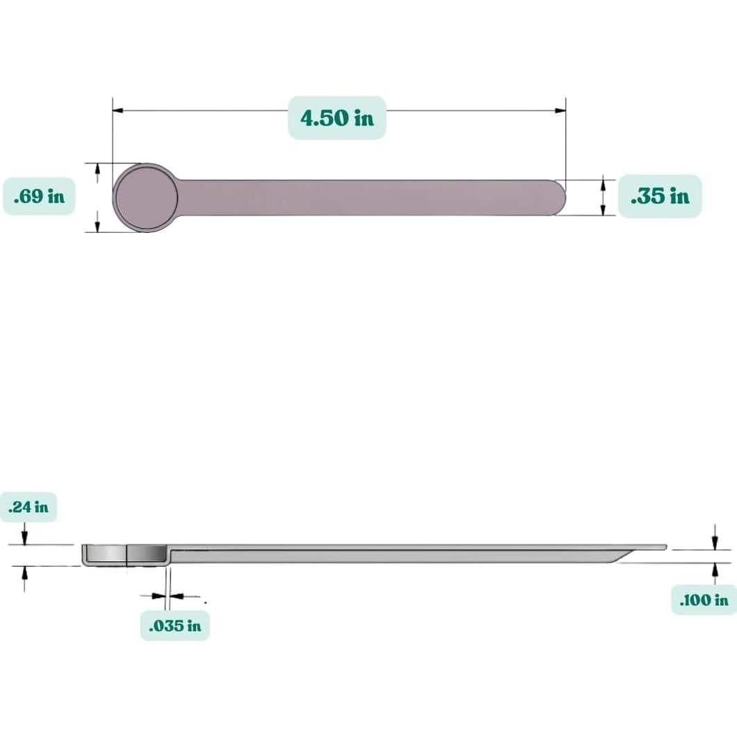 Cuchara Medidora de 1 mL Suplemento y Suministro - Plástico