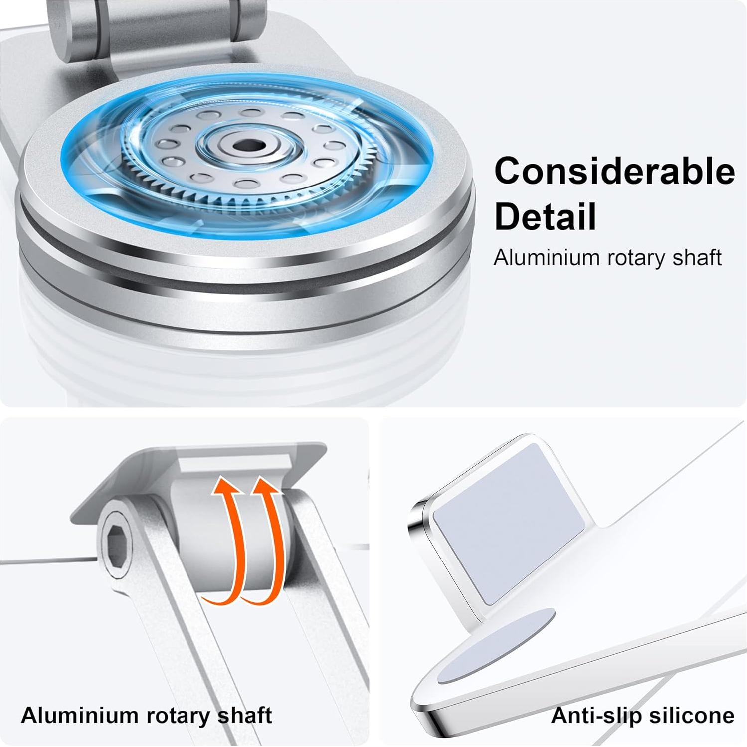 Soporte de Tableta CreaDream Acrílico 360° Ajustable Claro