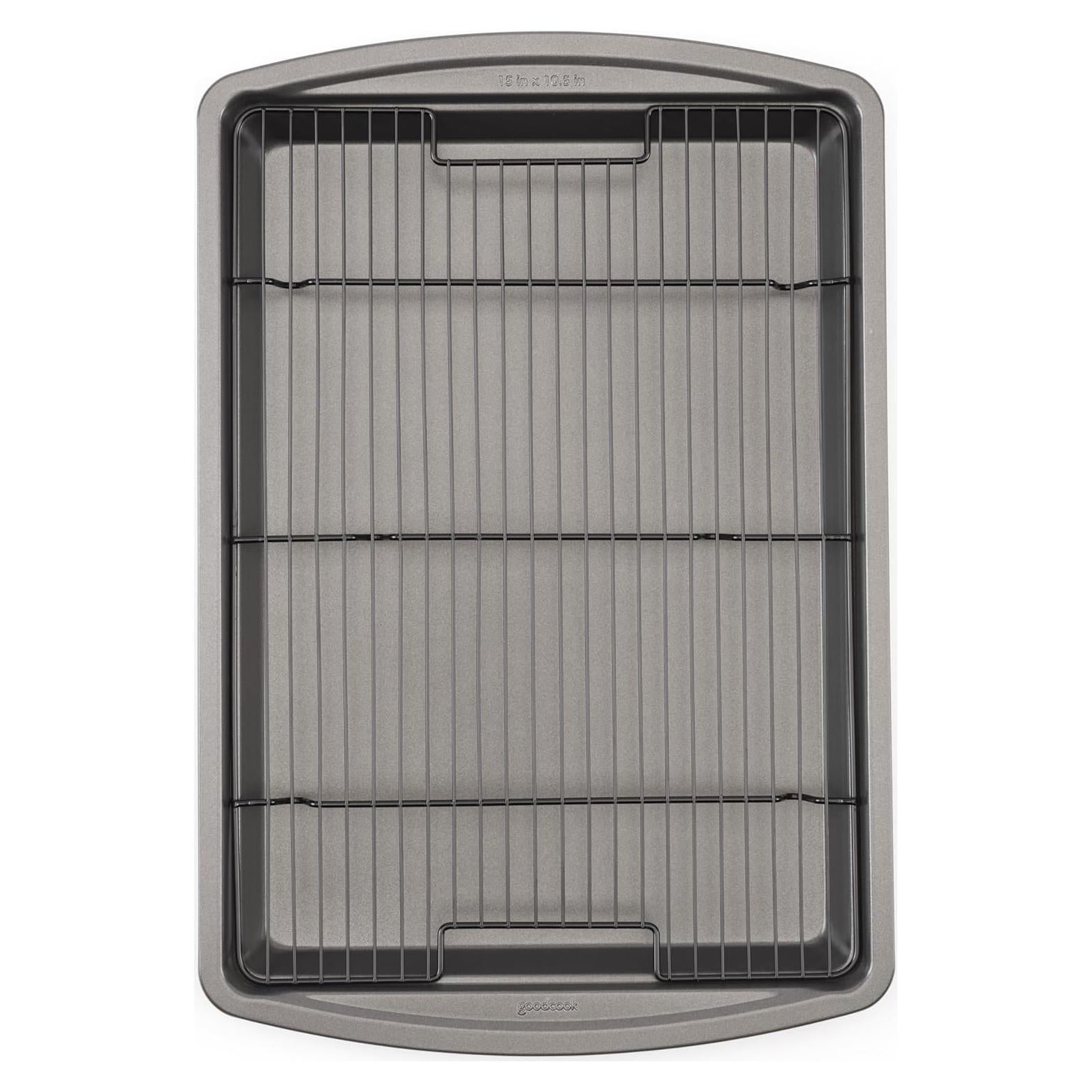 GoodCook Sartén para Hornear 38x27 cm Antiadherente Acero Carbono