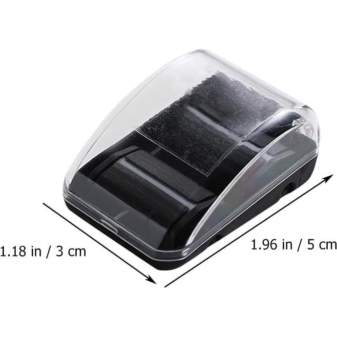 Kisangel Rodillo Limpiador de Escritorio Negro 5x3 cm