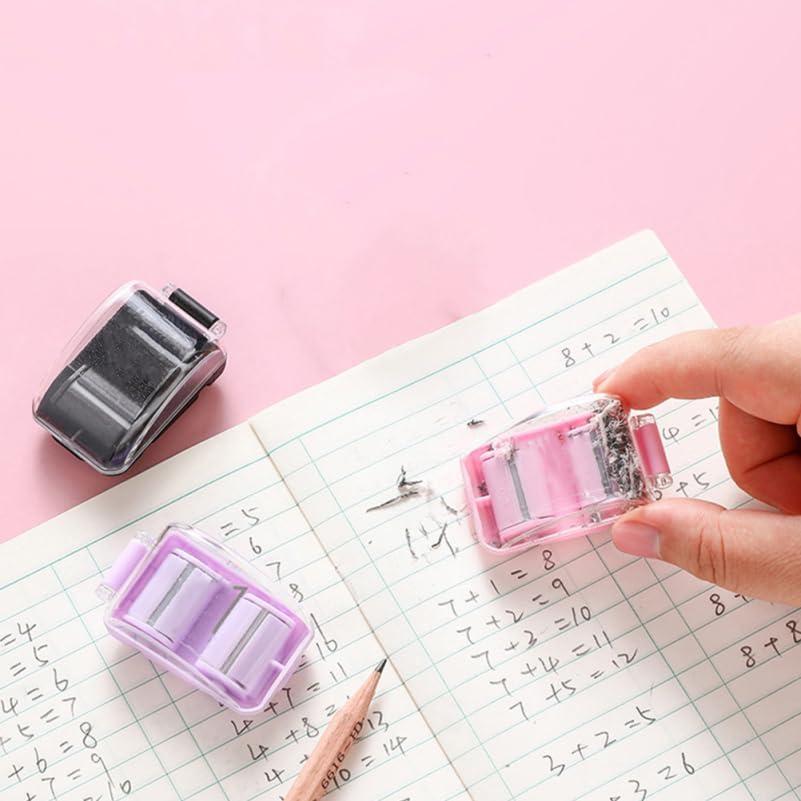 Kisangel Rodillo Limpiador de Escritorio Negro 5x3 cm