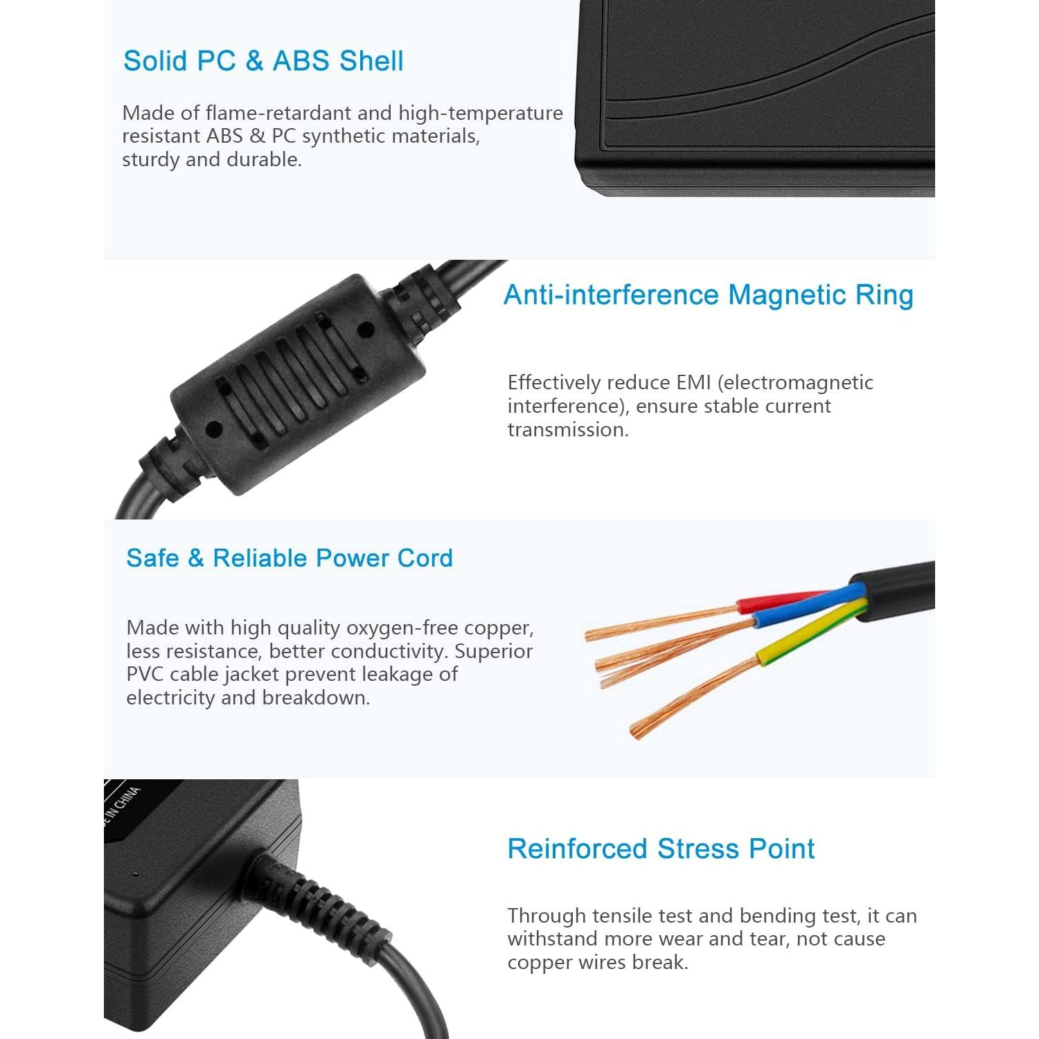 Adaptador de Alimentación 12V 6A ALITOVE Transformador 72W