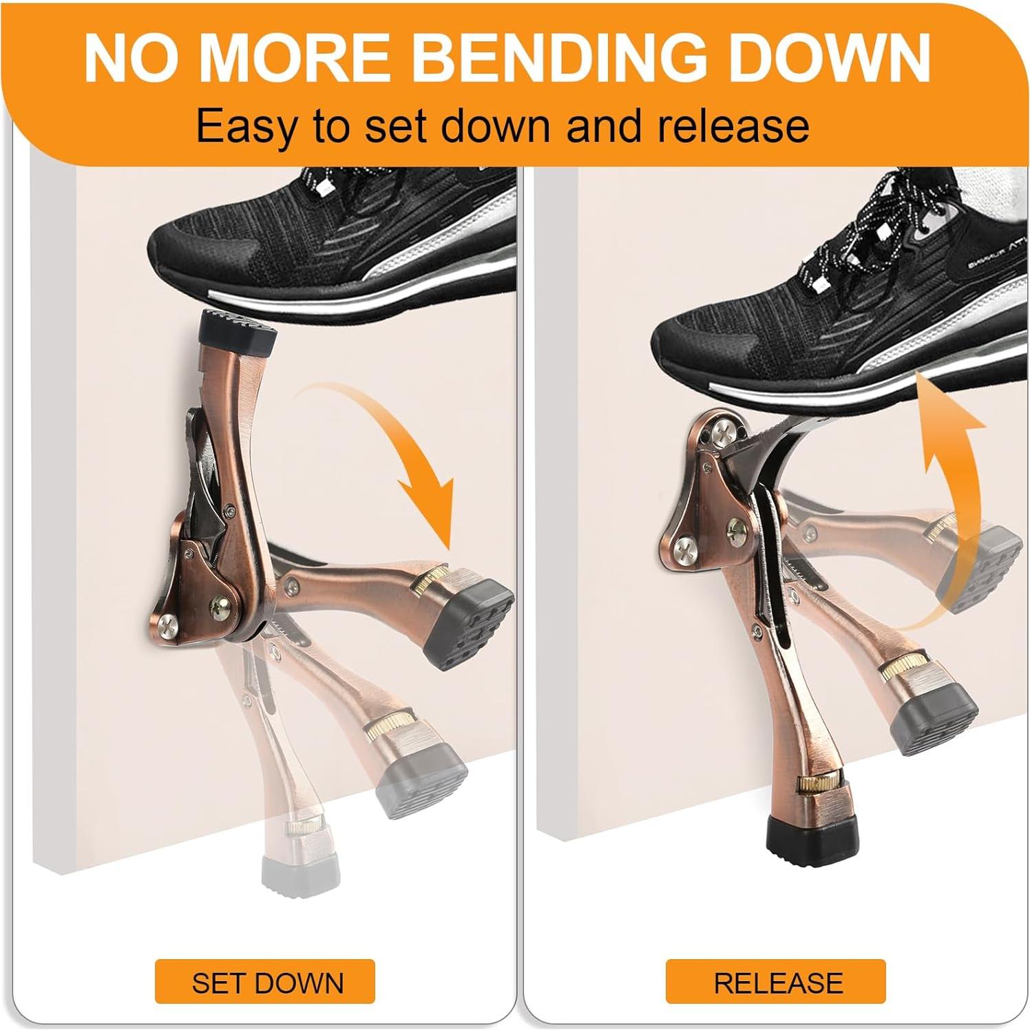 Tope de puerta KXIPB bronce 2 unidades ajustables de aluminio