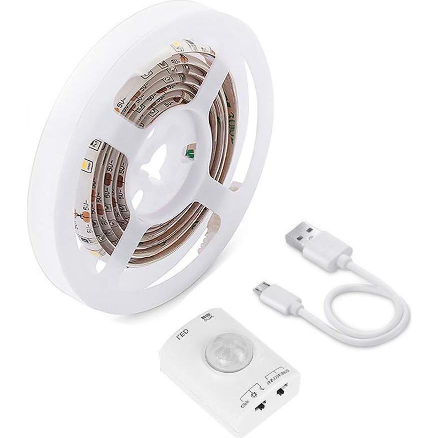 Luz de Armario LUXJET 1M LED Recargable con Sensor de Movimiento
