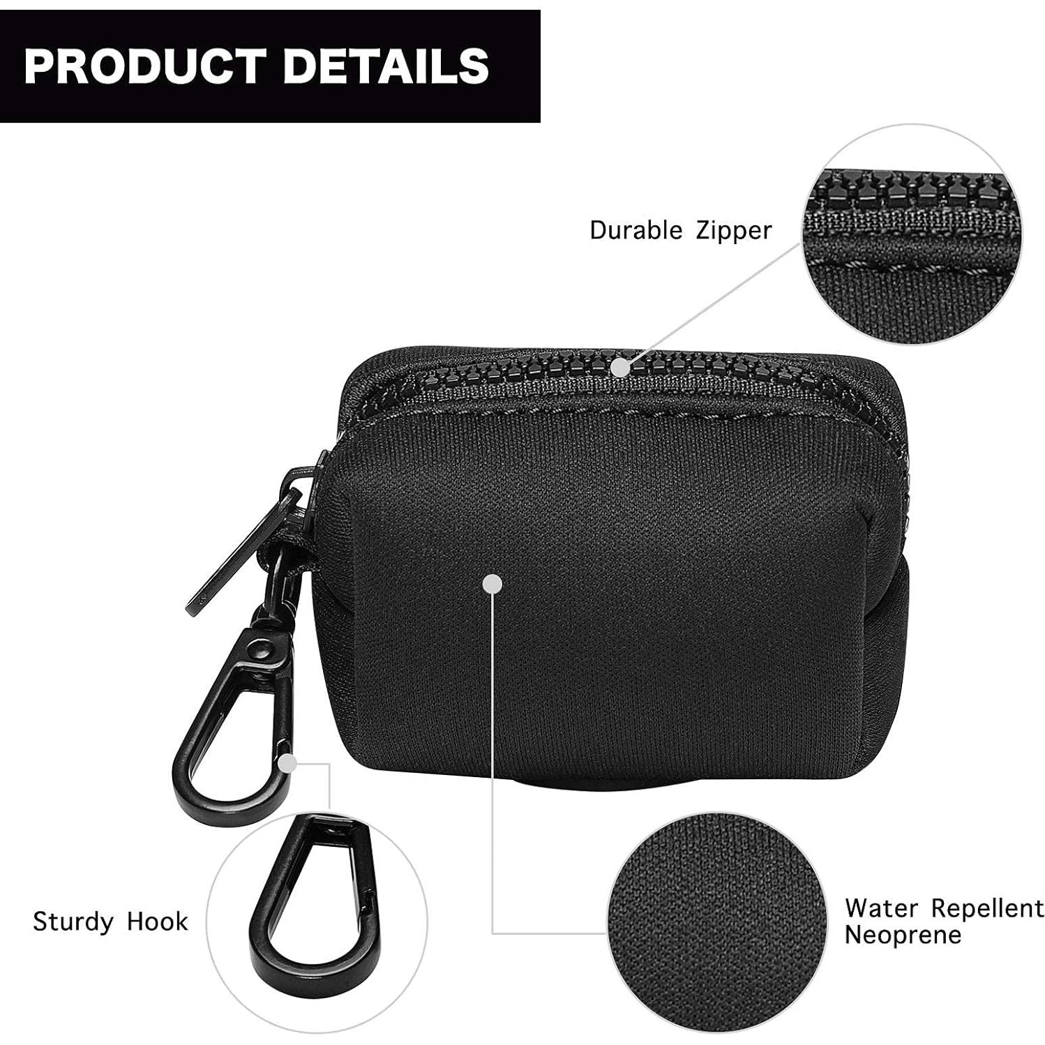 Soporte de bolsa de excremento para perros Petmolico - 2 paquetes, negro