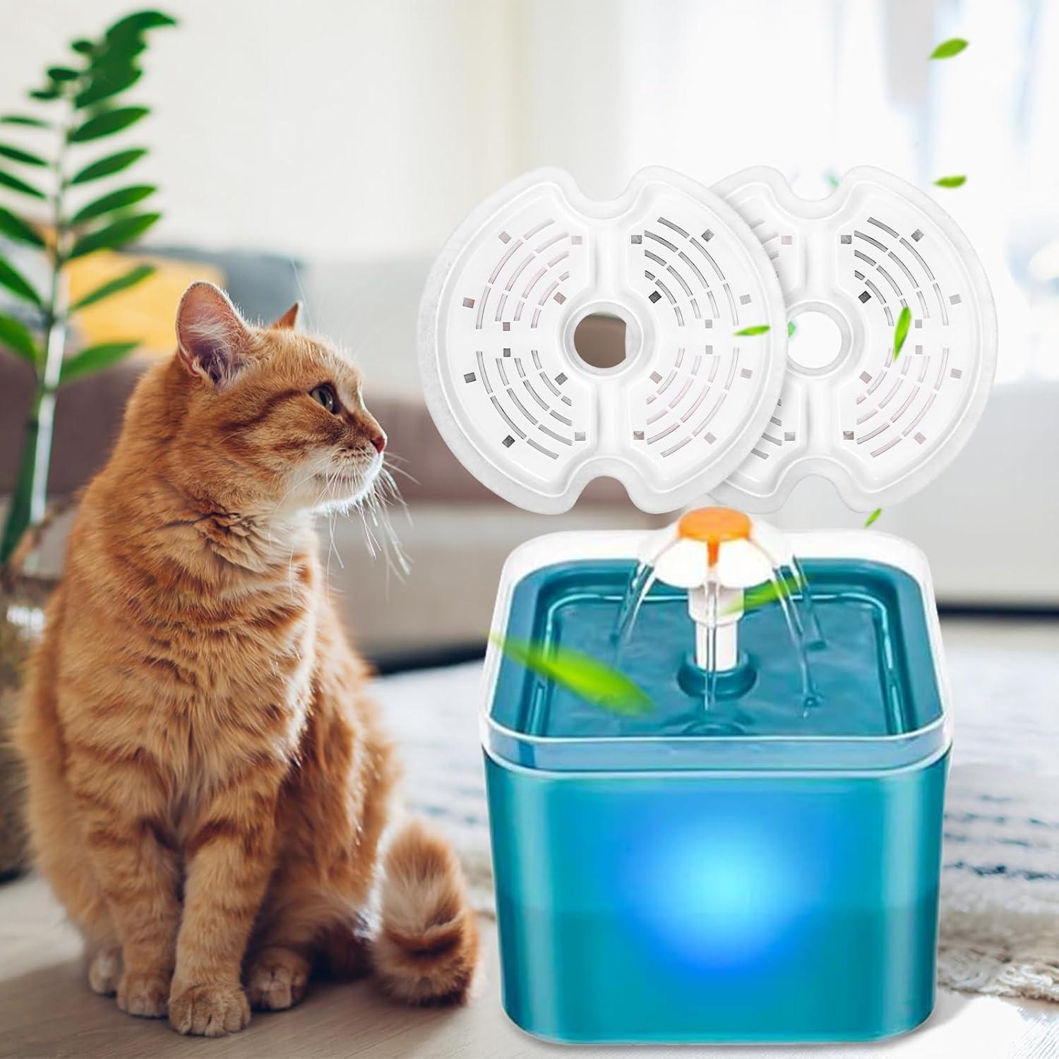 Filtros de agua para gatos Monsin - Paquete de 4 filtros