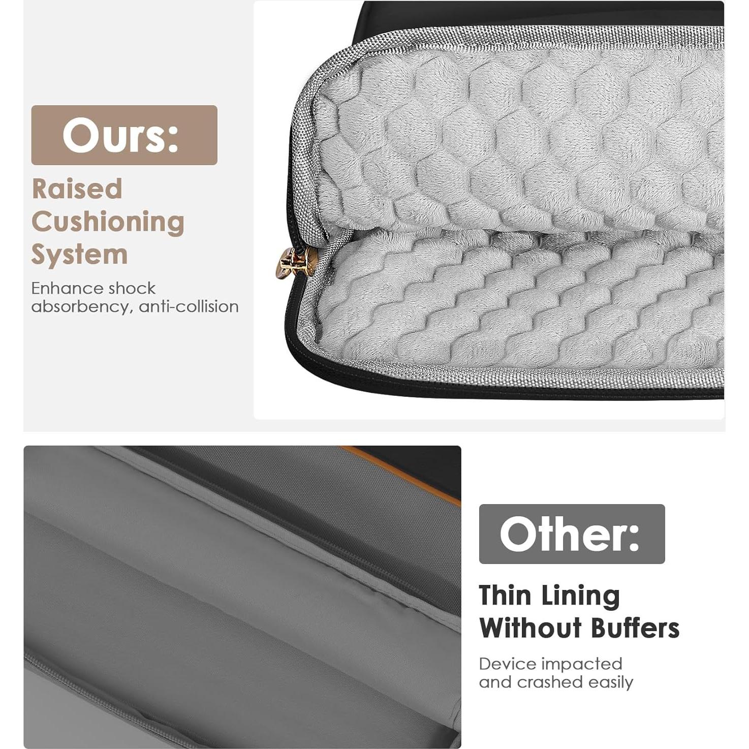 Funda Acolchada MoKo para Tableta 9-11 Pulgadas Negra