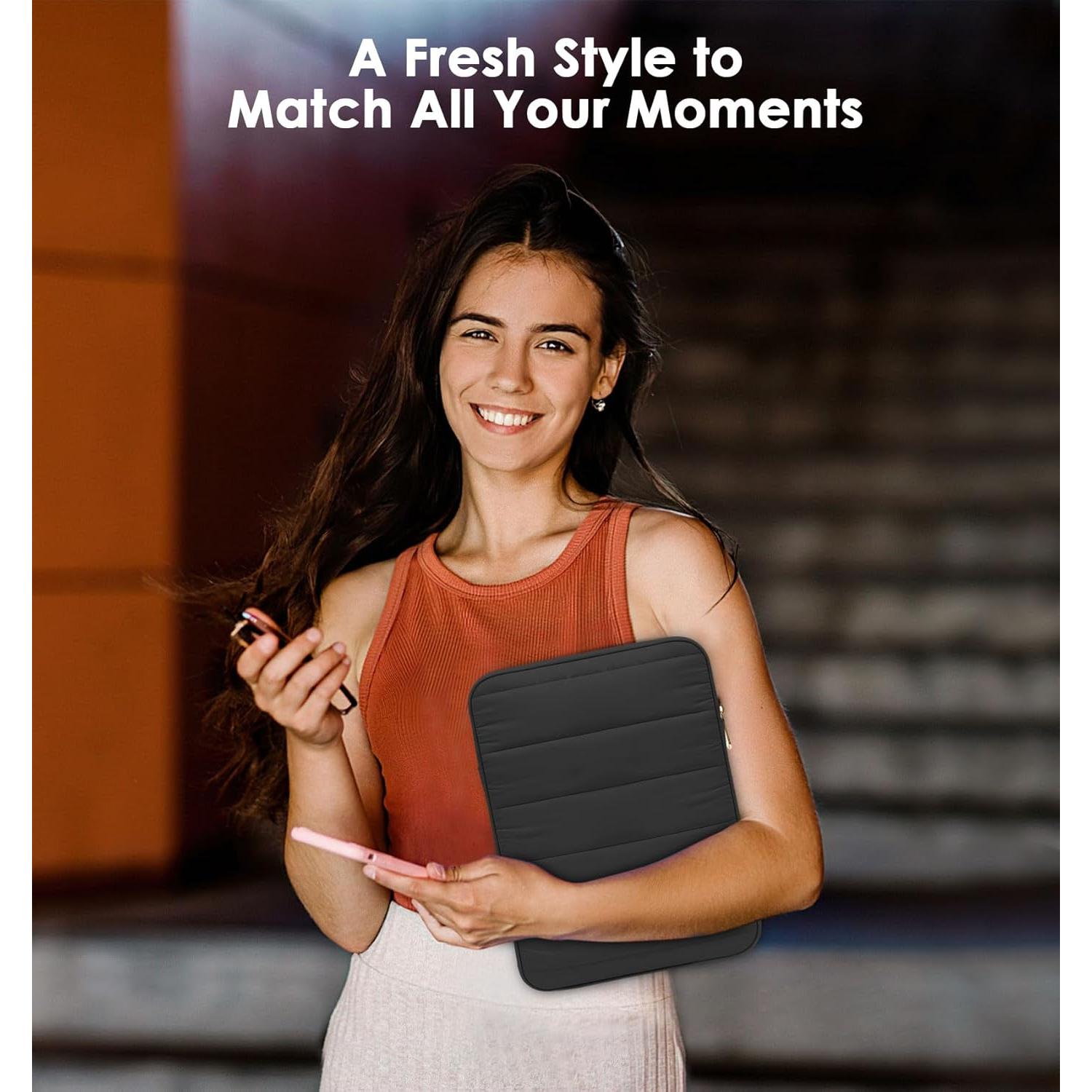 Funda Acolchada MoKo para Tableta 9-11 Pulgadas Negra