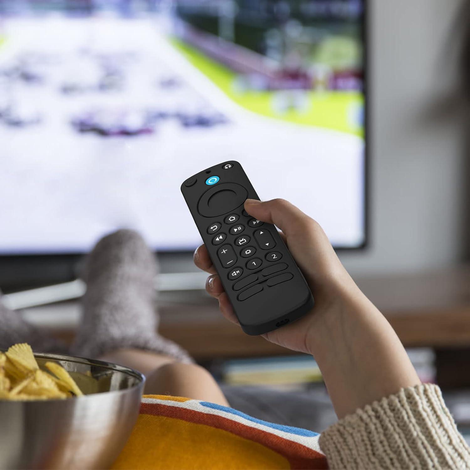 Funda de Silicona para Control Remoto Alexa Pro 2022 - Negro