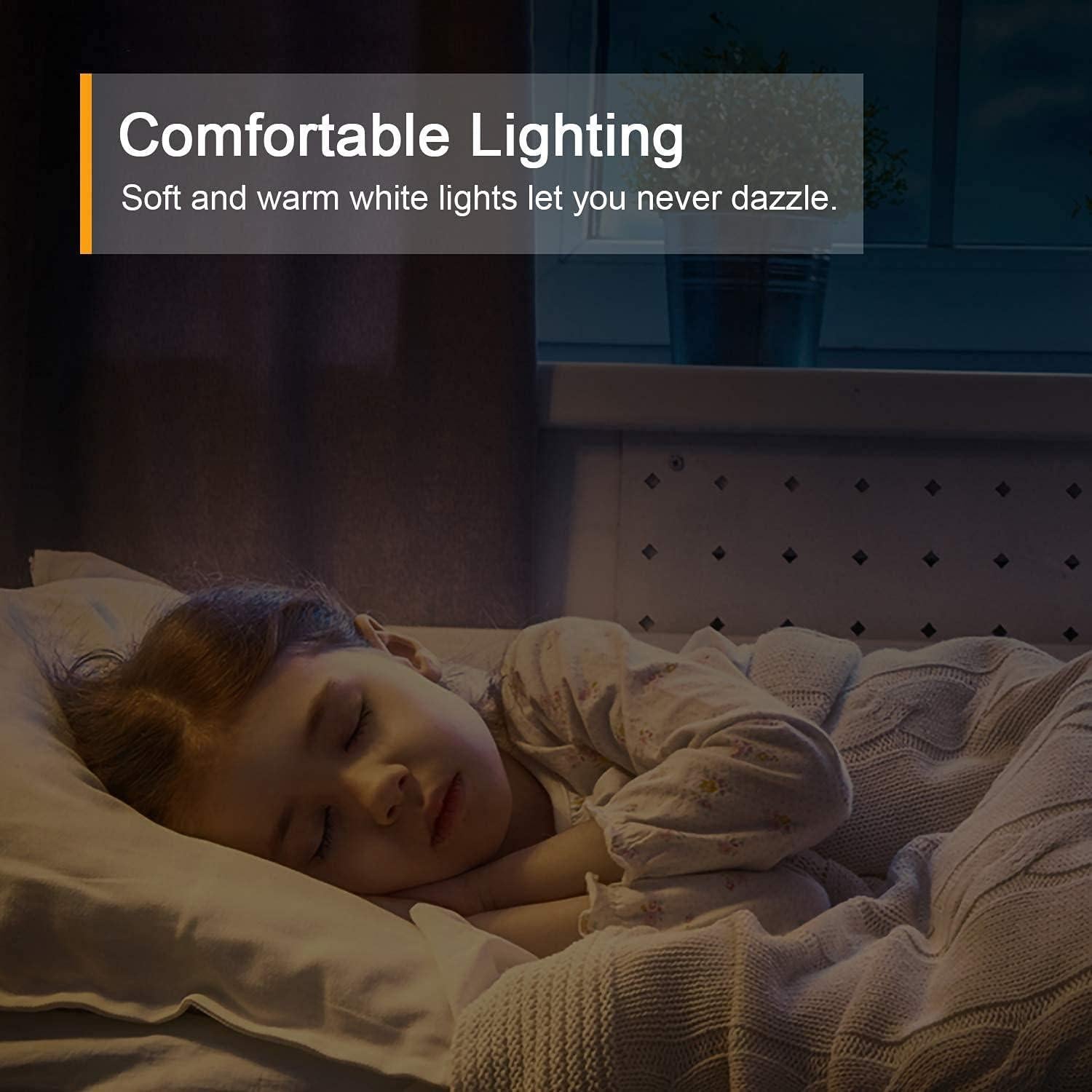 Luz Nocturna LED Lyridz con Sensor de Movimiento 1-120 LM - Paquete de 4