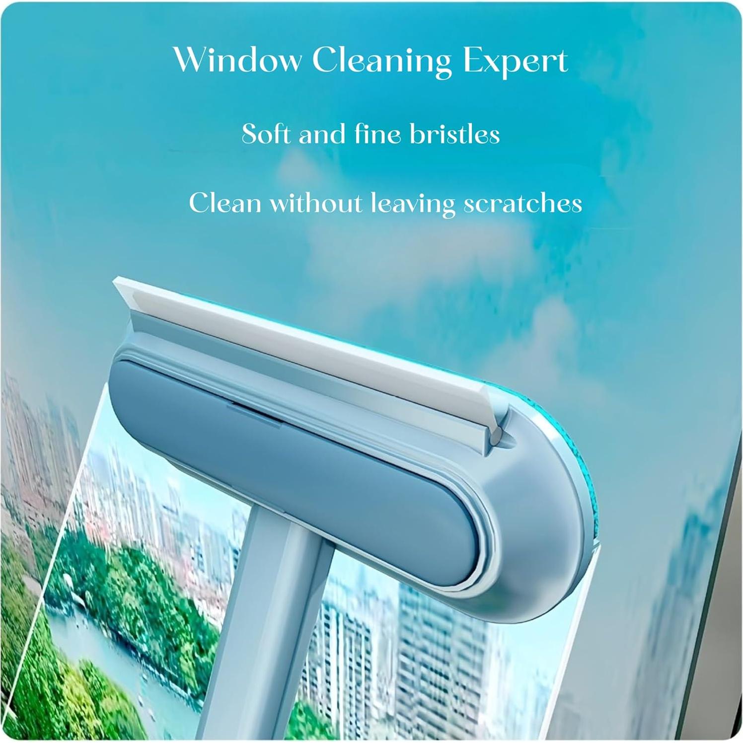 Removedor de Pelo de Mascotas 4-en-1 Owtemeot con Mango Extensible