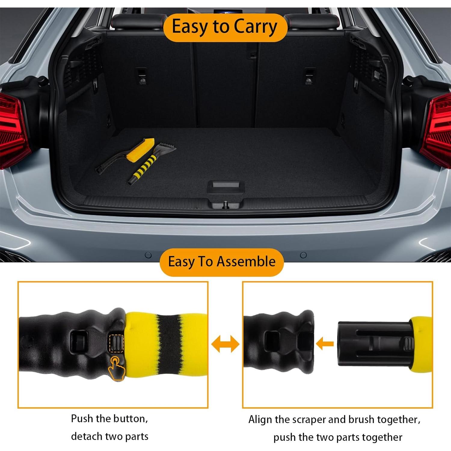 Cepillo de Nieve Desmontable Ecocstm 64.8 cm con Raspador