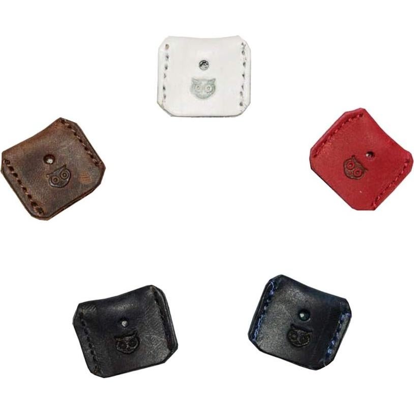 Set de 5 Cubiertas de Llave Hide & Drink en Cuero de Grano Completo