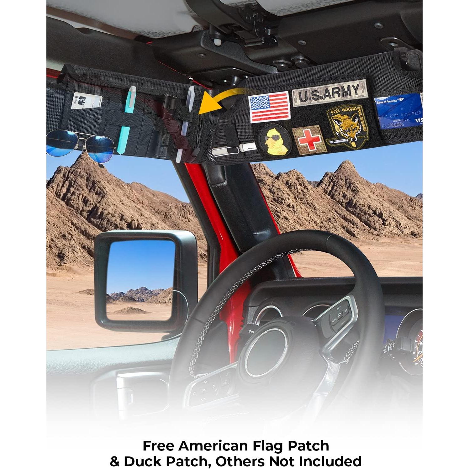 Organizador de Visera Solar QMPARTS JK 2007-2009 Molle