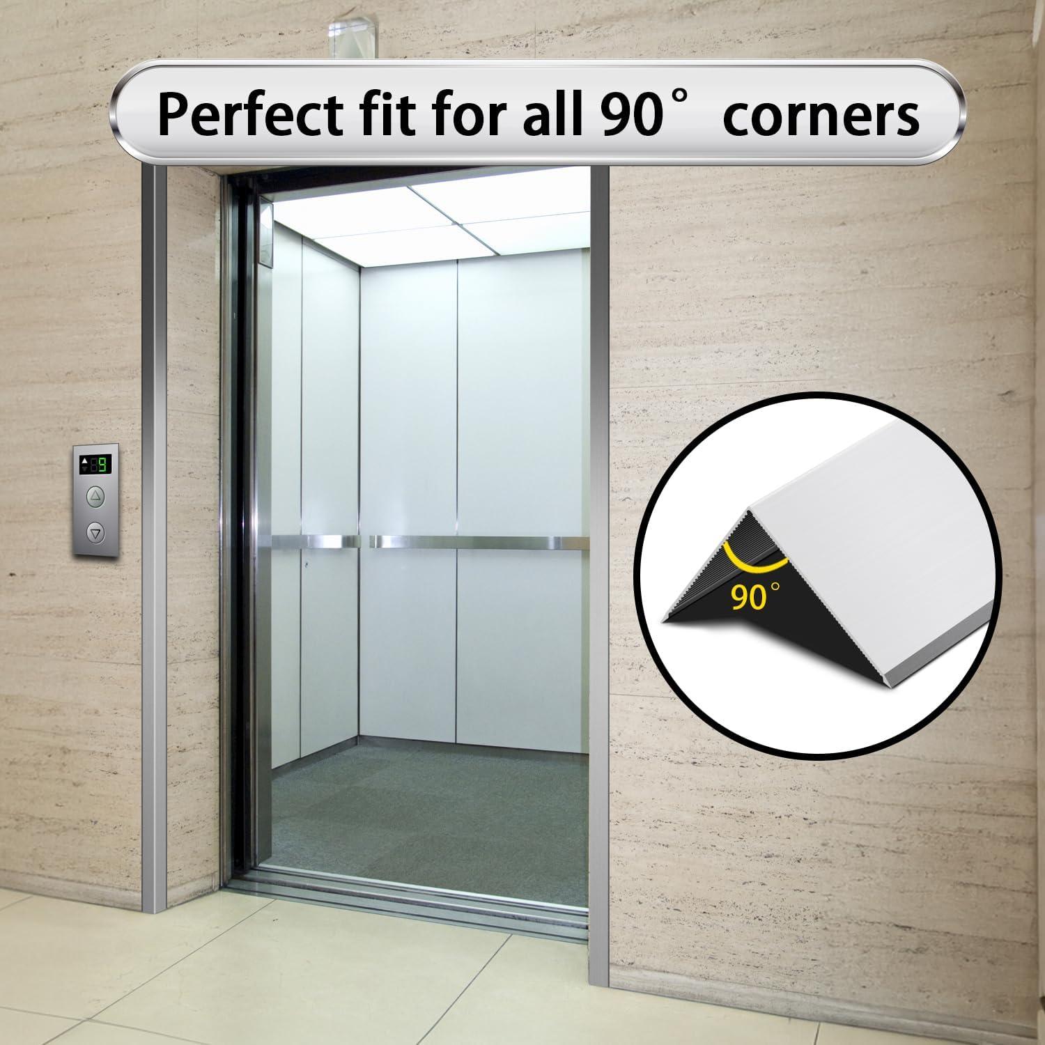 Protector de Esquina de Aluminio SOLICASE 6PCS 5.08x5.08x121.92cm