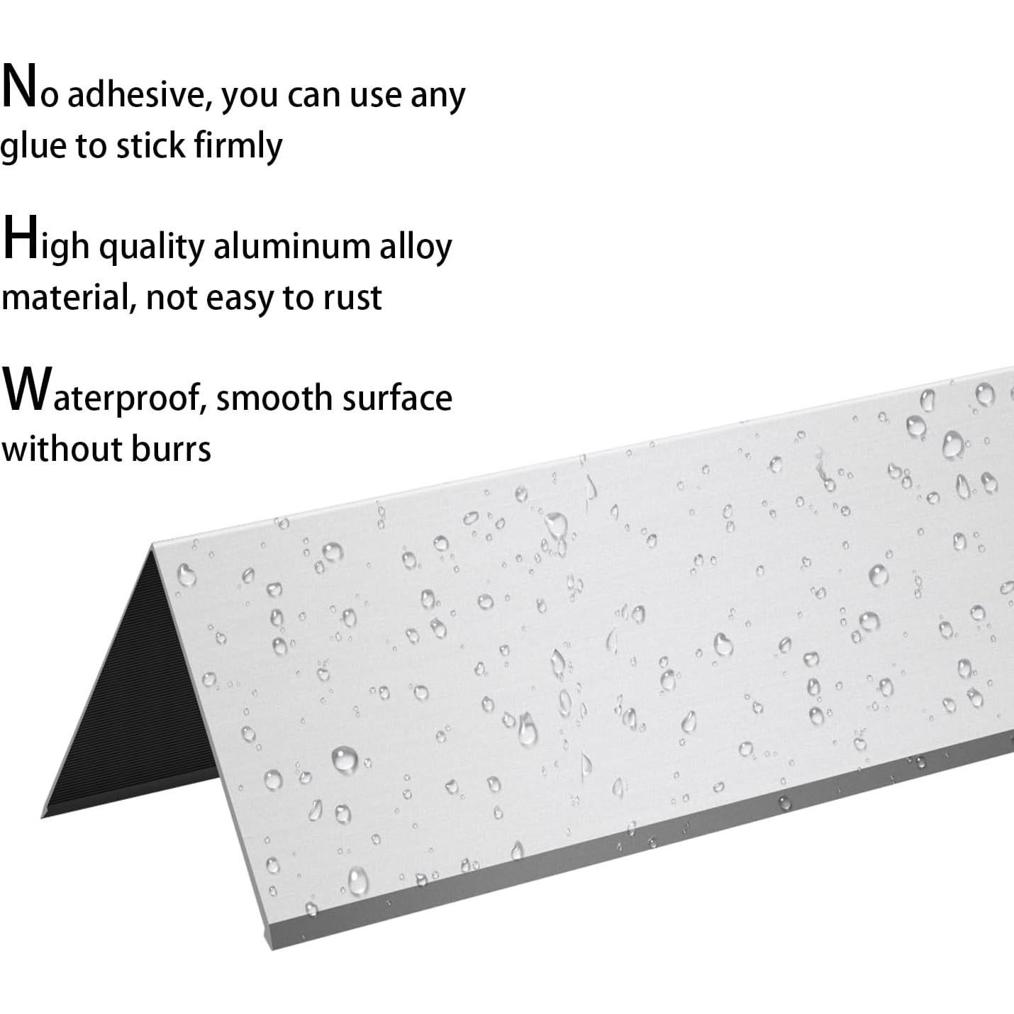 Protector de Esquina de Aluminio SOLICASE 6PCS 5.08x5.08x121.92cm