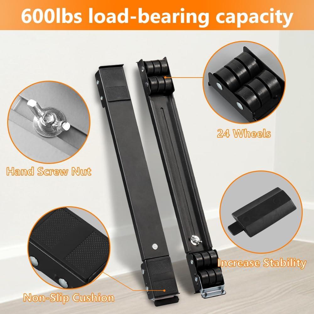 Rodillos de Electrodomésticos LUCKUP Soporte Ajustable 299 kg