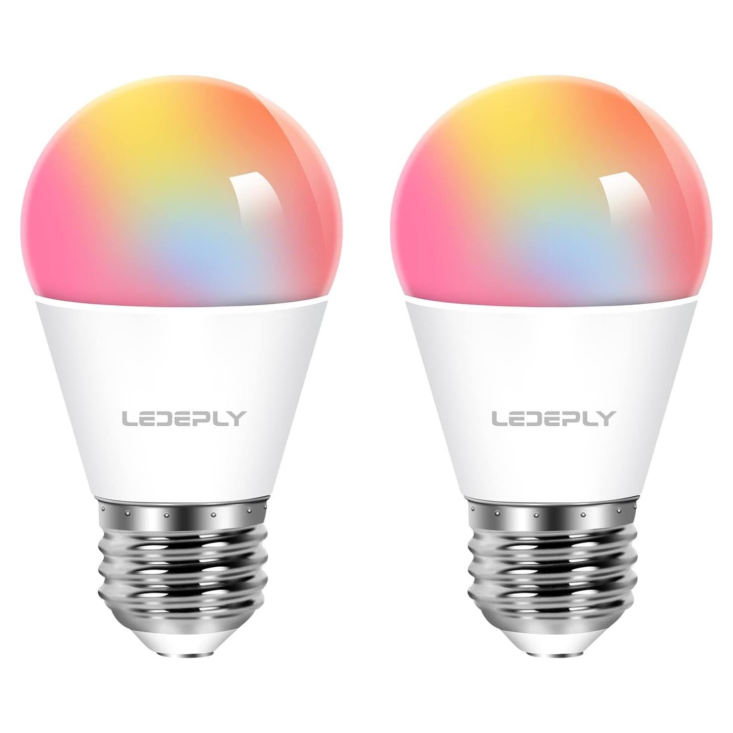 Bombillas Inteligentes Zigbee A15 LEDEPLY E26 5W Regulables 2 Pzas