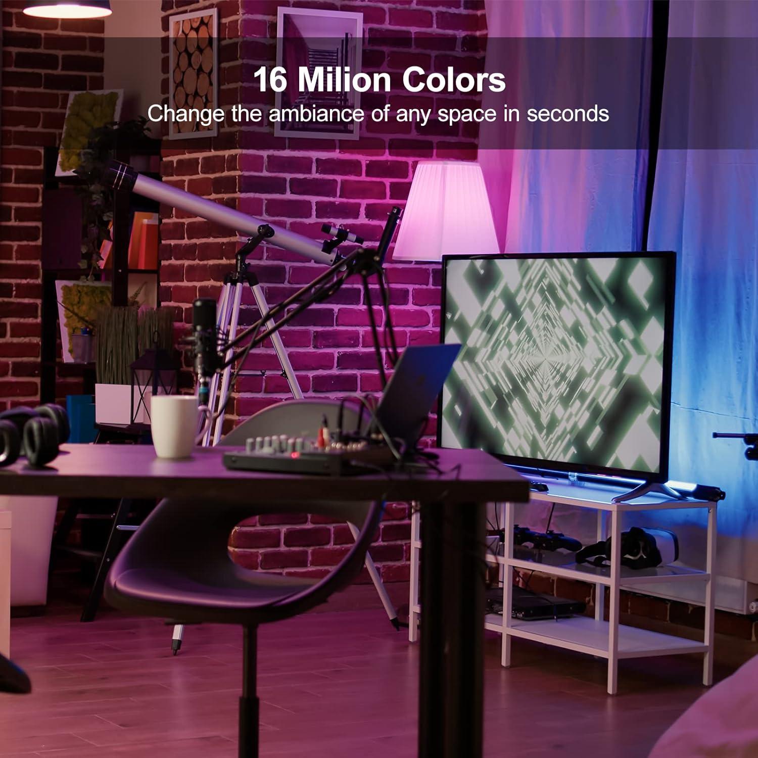 Bombillas Inteligentes Zigbee A15 LEDEPLY E26 5W Regulables 2 Pzas