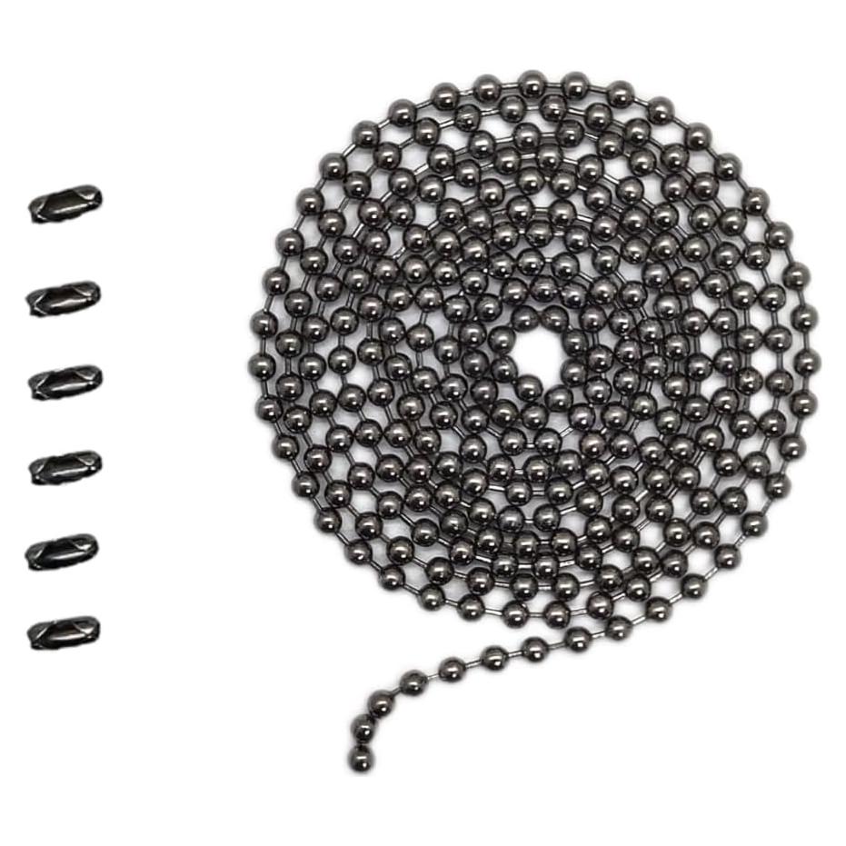 Cadena de Tirar para Ventilador de Techo IFNOW 1.98m Metal Negro