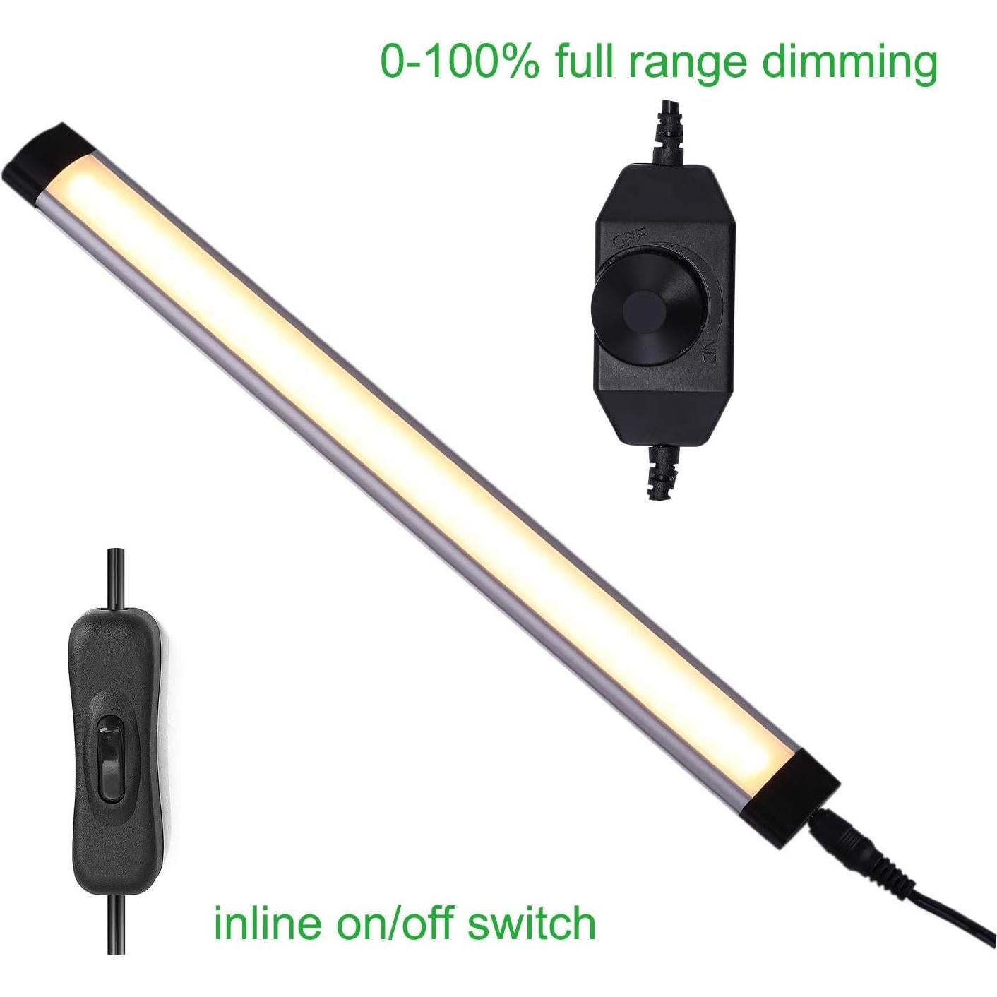 Kit de Iluminación LED Bajo Gabinete AIBOO 24W 8 Barras 2700K