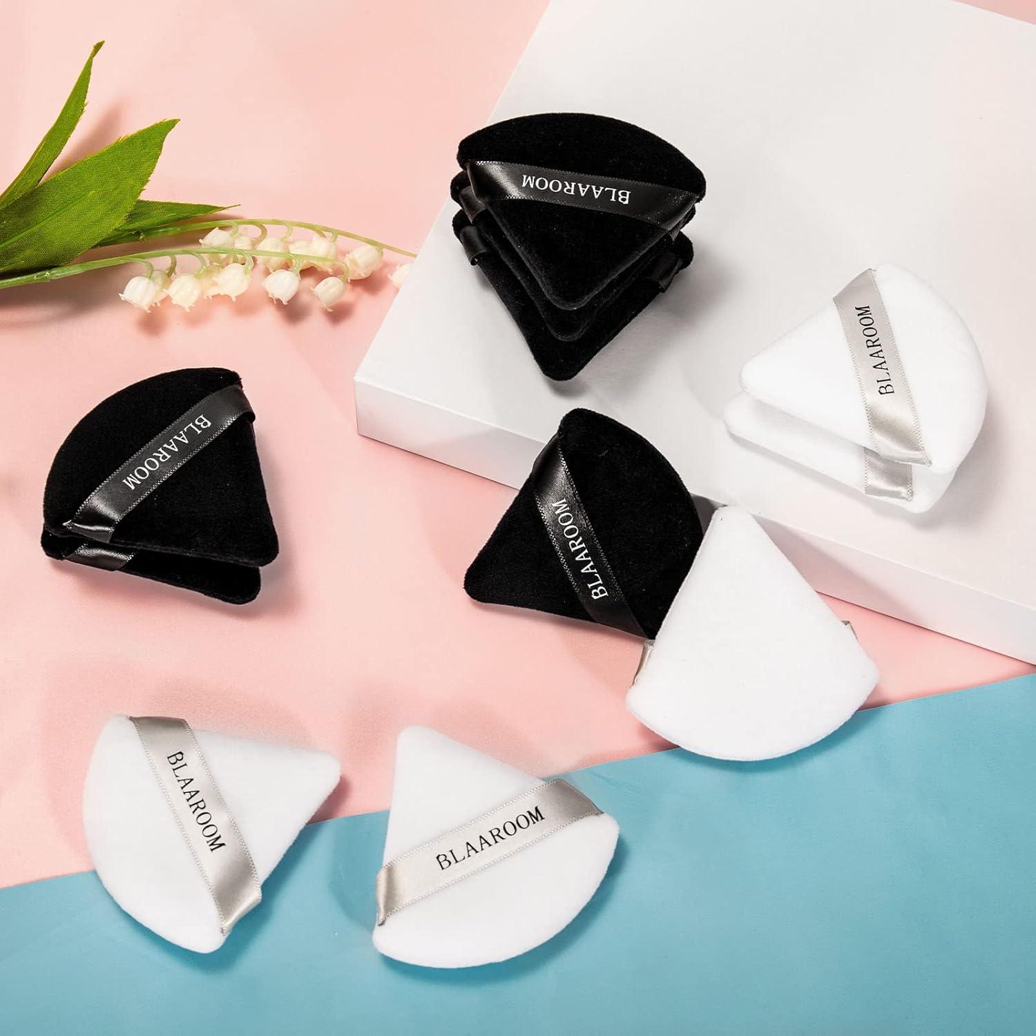 Esponjas de Maquillaje BLAAROOM 6 Pcs Triangulares Negras